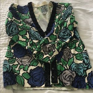 Anthropologie dress cardigan